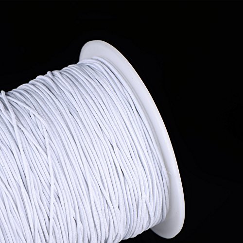 Hilo elástico de 0,8 mm con textil suave para bisutería resistente 5