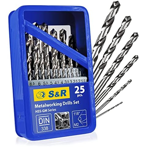 S&R 25 Piece Metal Drill Bit Set Cover