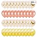 Jishy 40PCS Rose Gold & Gold Confetti Balloons 12 Inches Party Latex Balloons Set for Mother's Day Birthday Wedding Engagement Decoration