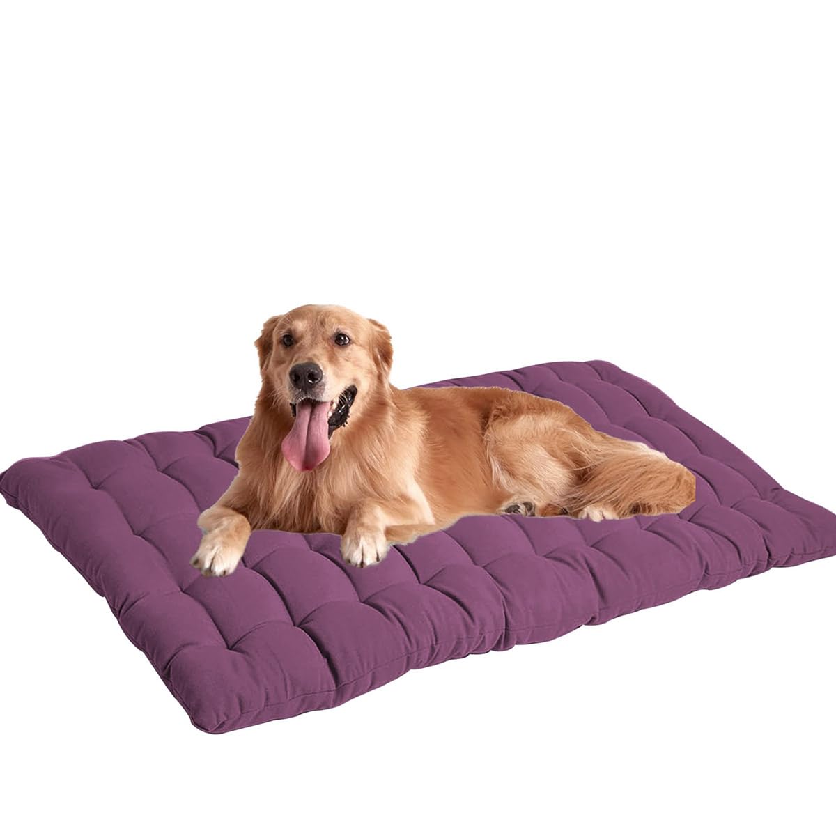 Tapis apaisant lavable XXL pour cage de transport et salon en violet
