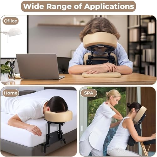 Almohada para siesta en la oficina y kit de masaje boca abajo para usar en el colchón 4