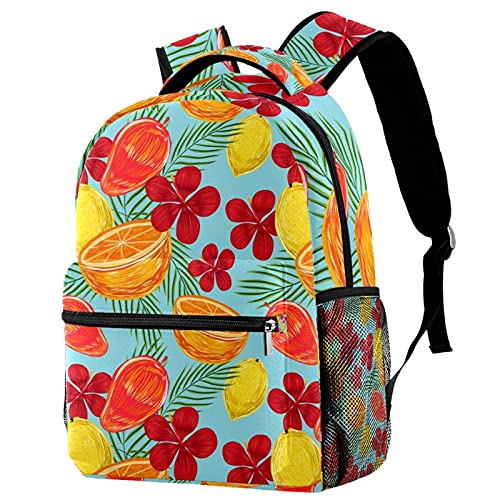 Sac à dos ancre et fleurs multicolore pour école et loisirs des ados