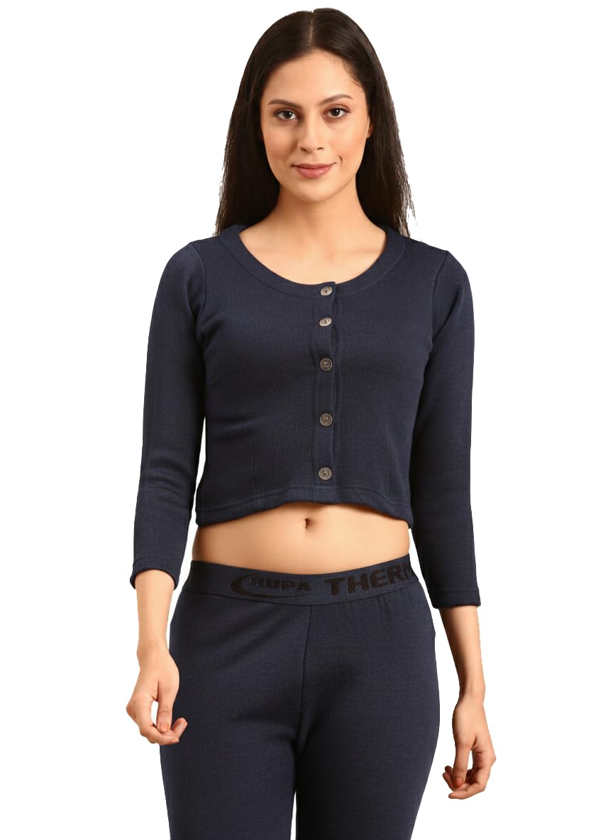 rupa thermocot Thermocot Women's Plain/Solid Synthetic Thermal Top-picture-1