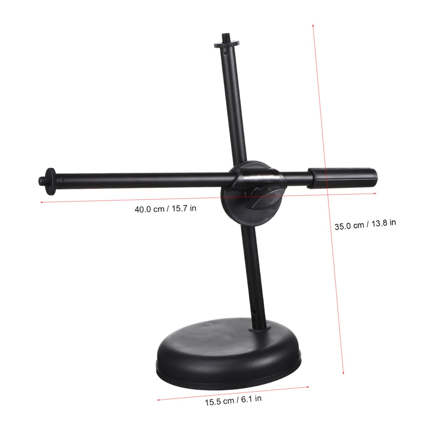Ipetboom Soporte de Micrófono Ajustable de Escritorio Soporte para Teléfono Móvil para Estudios de Grabación Streaming y Conferencias