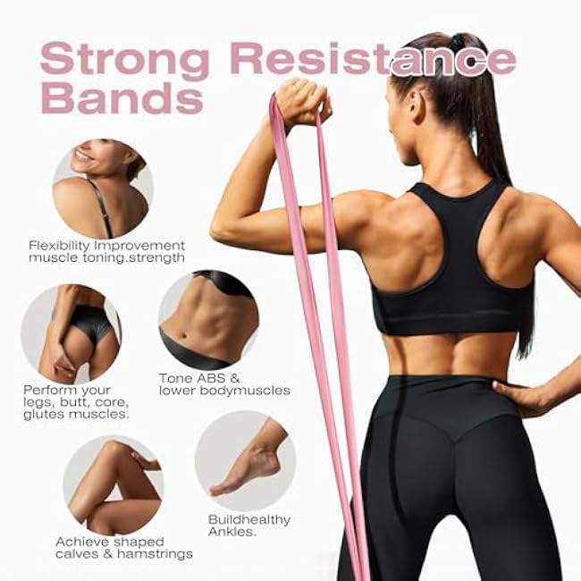 Resistance Band 50 Yards Elastic Exercise Fitness Band Roll for Home Training, Physical Therapy, and Yoga¡