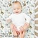 Yoofoss Pack and Play Sheets Fitted, Mini Crib Sheets 2-Pack for Pack N Play Mattress, Stretchy Playard Sheet, Soft and Breathable Green+Giraff