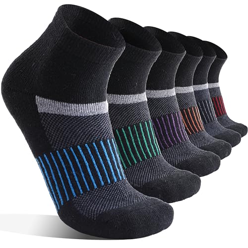 Anlisim Merino Wool Quarter Hiking Socks Compression Warm Thermal Winter