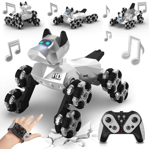Ruxrcni Robot Dog Toy, 2.4 GHz Remote...