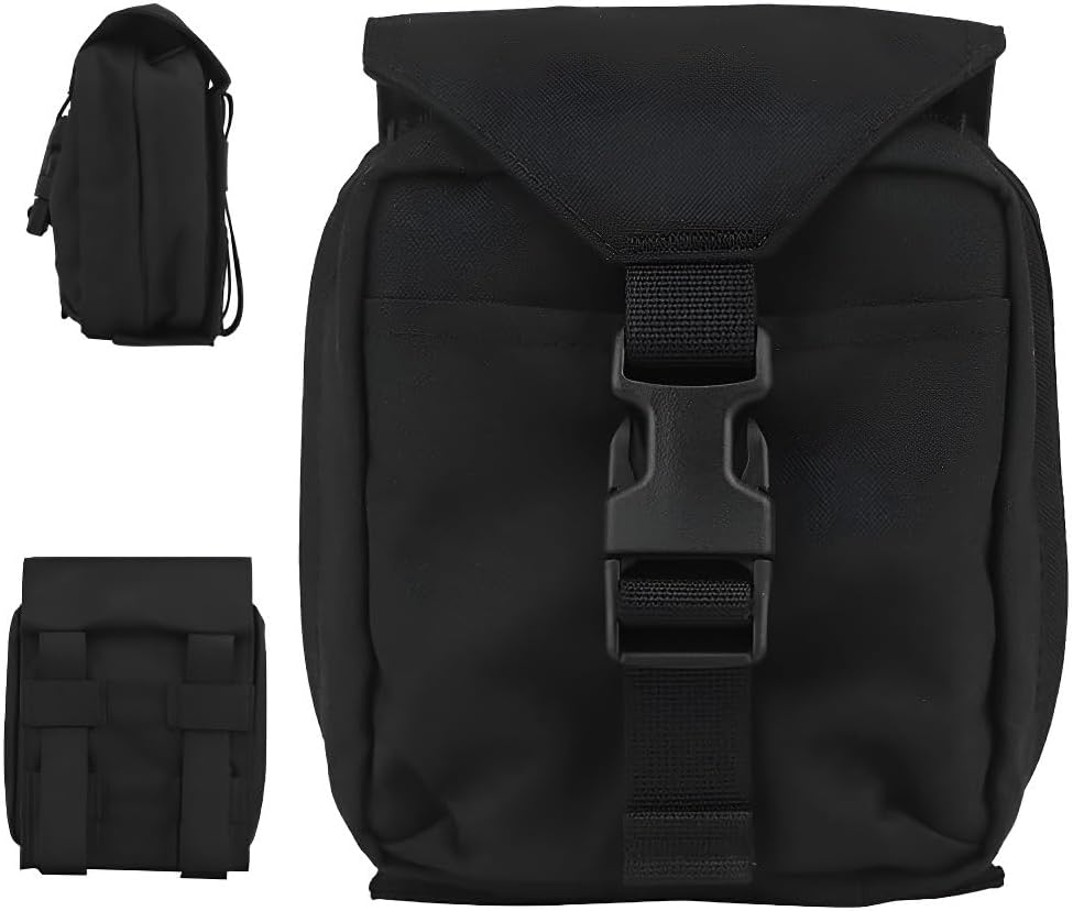 Quick Deployment First Aid Kit, Outdoor MOLLE Tactical Accessory Bag, High-Strength Nylon Pouch (15×19cm, 0.195kg)