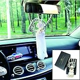 Auto Car Accessory VIP Charm Junction Produce For JDM Fusa White Kiku JP Knot Silver Kin Tsuna Rope Style_8888