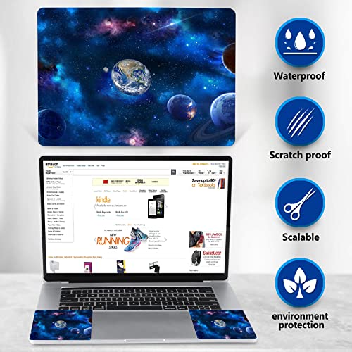 Aimsa Laptop Skin Sticker Decal, 12 13 13.3 14 15 15.4 15.6 Inch Laptop Art Decal Protector Notebook Netbook Pc 15.6" Universal Vinyl Cover, Cosmos Space #TOP4