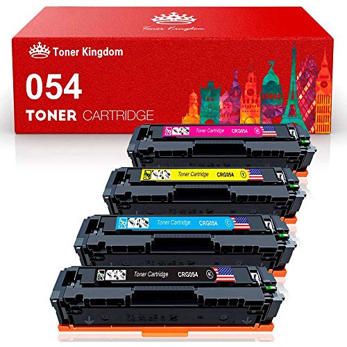 Toner Kingdom Compatible Toner Cartridge Replacement for Canon 054 CRG-054 for Canon Color