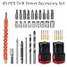 Taladro Atornillador 18V Kit Taladro Electrico Destornillador 29N.m Par Máx 2 Velocidades...
