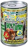 Gentle Giants All Natural Dog Food, 12 Pack - Canned Turkey Wet Dog Food with Grain-Free, Non GMO Ingredients - World Class Canine Cuisine - Complete Nutrition For Small, Medium, Large and Giant Dogs
