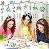 JellyArch 30 Pack Summer Ocean Wind Chime Kit for Adults, Sea Animals Beach Crafts DIY Make Your Own Marine Creature Shell Whale Wind Chime Ornaments for Home Activity Birthday #1