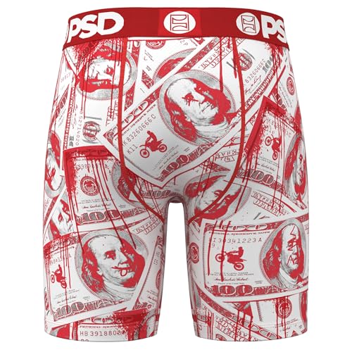 PSD Men's Bank Roll Boxer Brief, Multi, M4