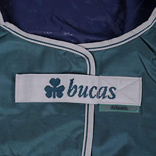 Couverture pour cheval imperméable Bucas Atlantic Turnout vert 200g - 5