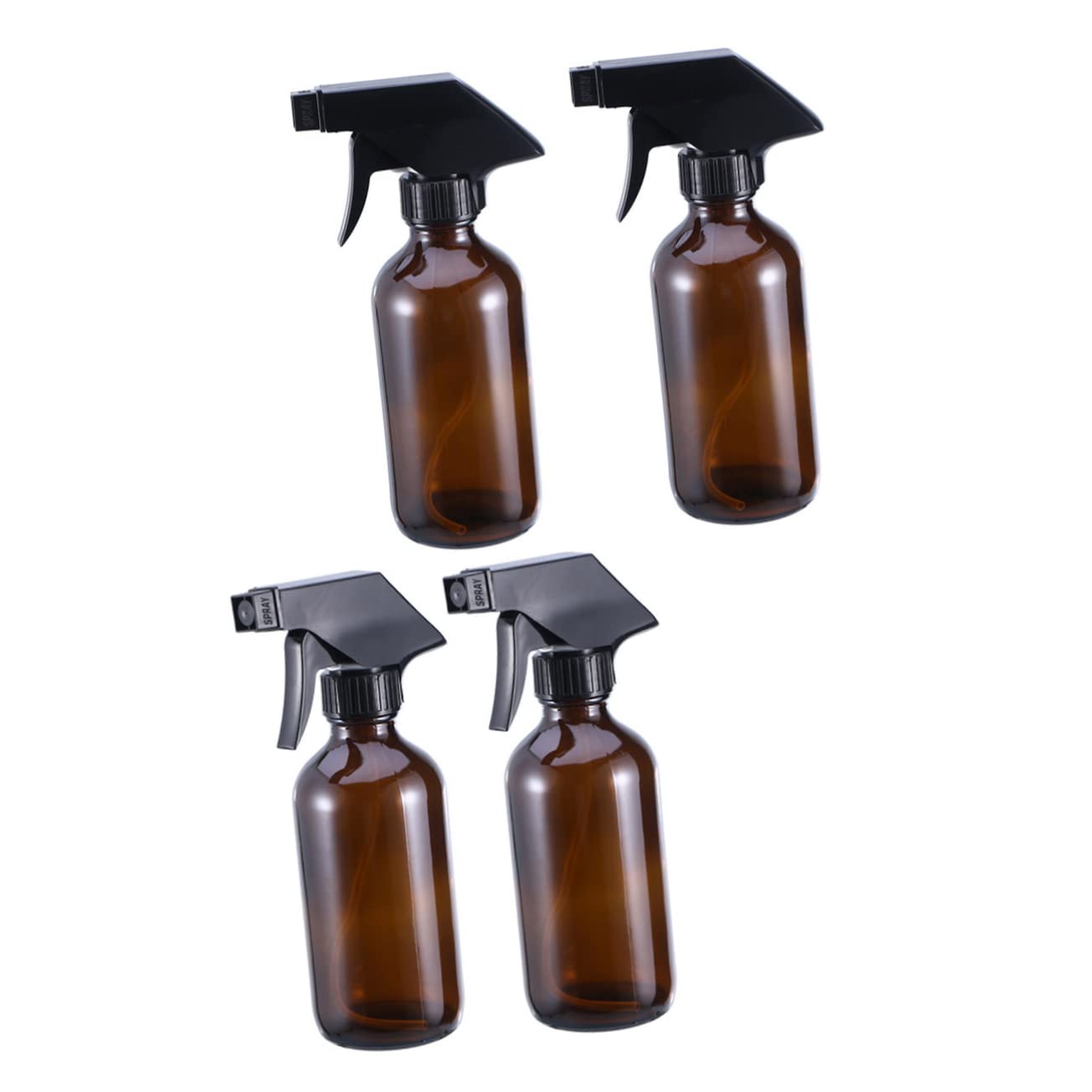 Braune Glas Sprühflasche 250ml, Nachfüllbar, für Reinigung