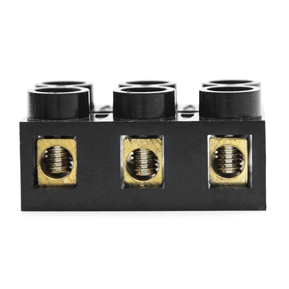 5 PCS Morsettiera elettrica Morsettiera Connettore Filo 500V 60A per collegamenti di Cablaggio Domestico Commerciale