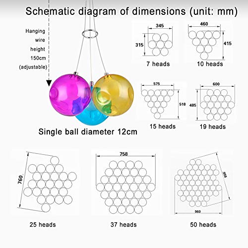 LED Sfera a Lampada a Sospensione, Luce a
