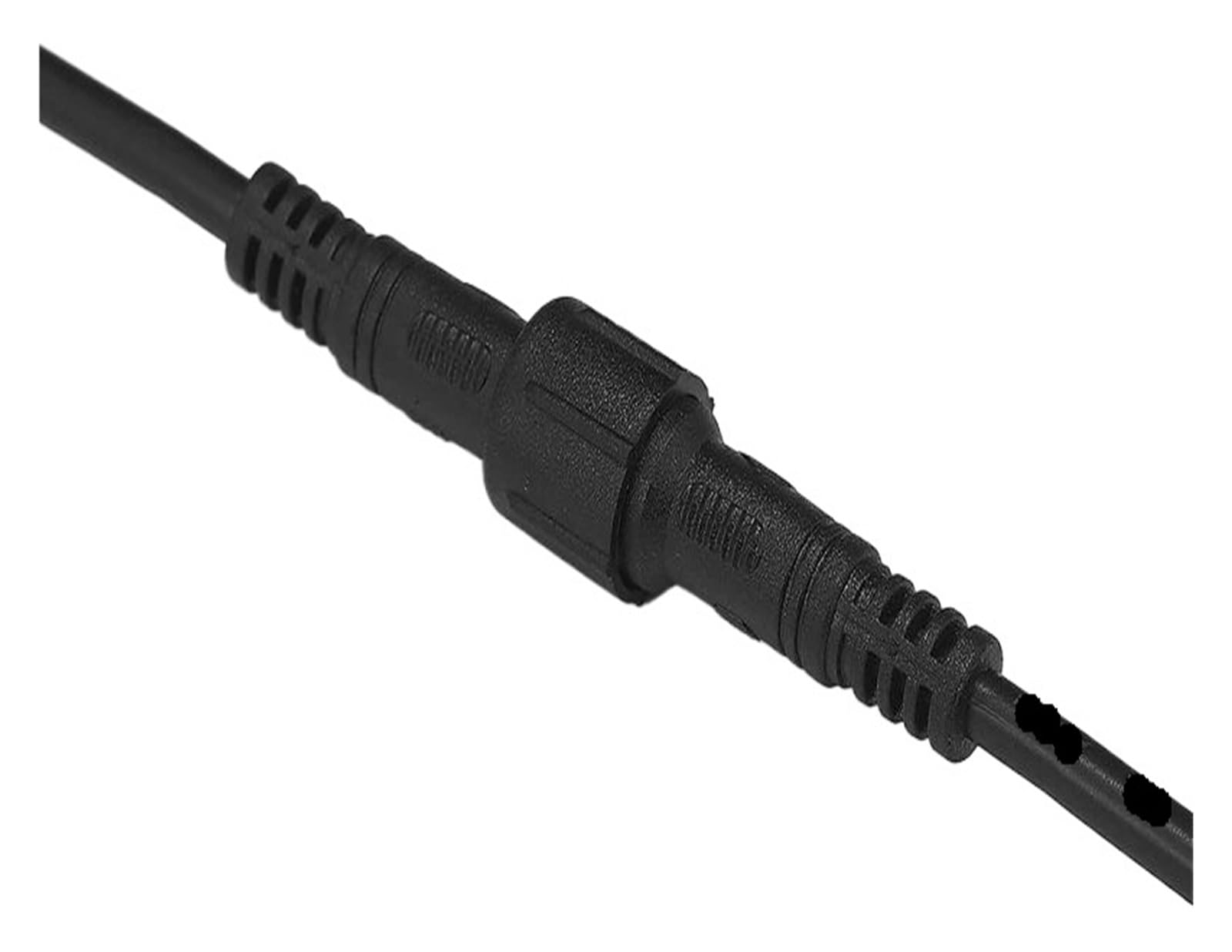 Wodoszczelny elektryczny kabel przedłużający, 2/3/4-pinowy, męski i żeński, elektryczny przewód do sztywnych pasków, krajobrazu, oświetlenie baterii (czarny, 100 par, 3-pinowy)