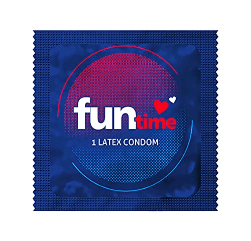 Image of Funtime Climax Control Condoms | Dotted, Ribbed, & Contoured for Long-Lasting Pleasure | Lubricated Natural Rubber Latex Condoms for Excitement & Fun- (3Pc x Pack of 10)