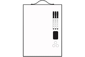 Mini Whiteboard for Wall, Erasable Board for Home, Kitchen, School and Office (16&quot; x 12&quot;)