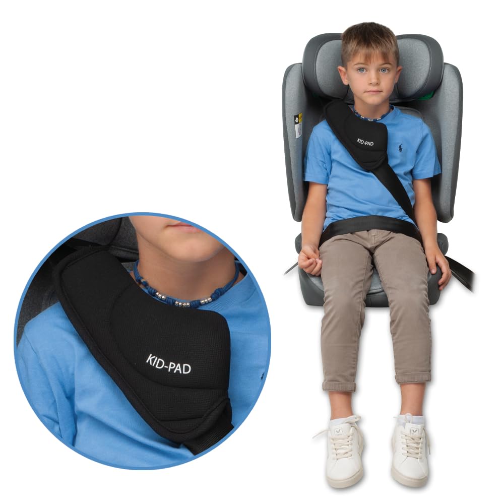 Foppapedretti Progress I-Size, seggiolino auto per bambini da 76 a 150 cm di altezza, 15mesi-12 anni, conforme ECE R129, Carbon
