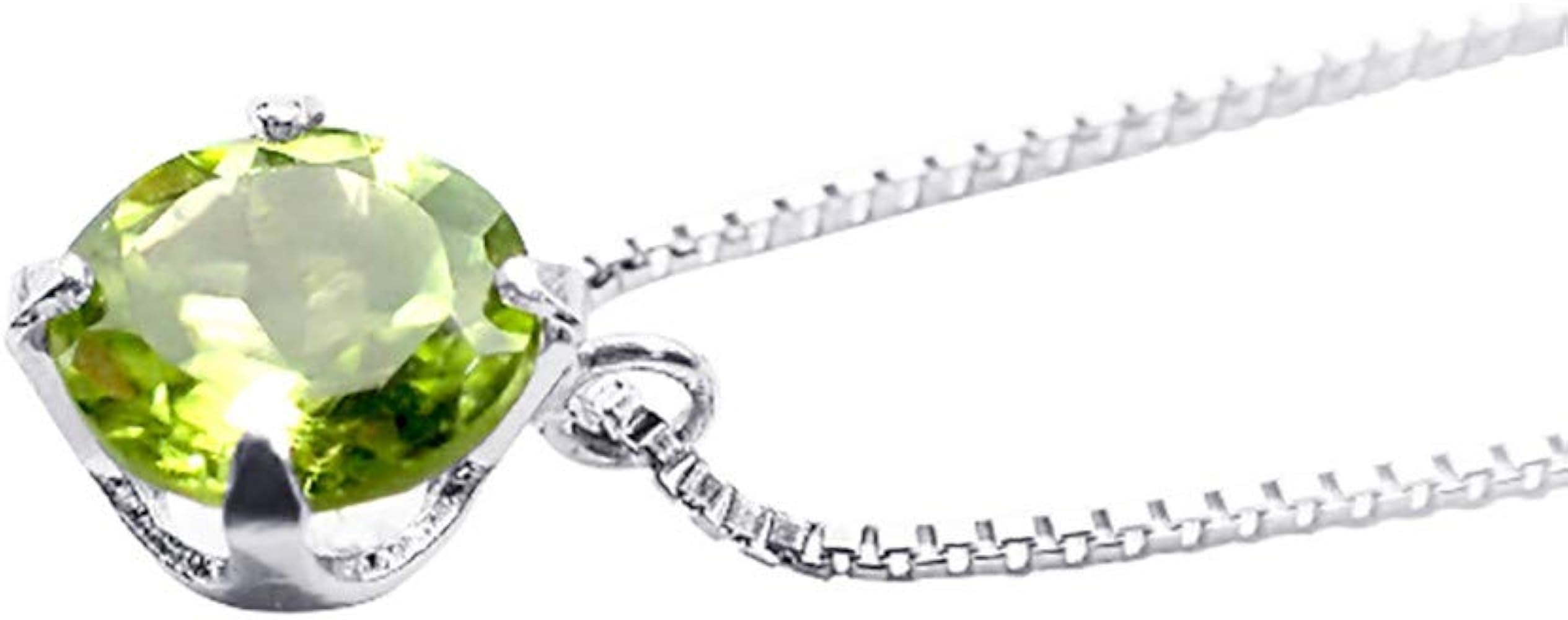 ネックレス レディース 天然石 ペリドット 8月 プラチナ 上品 エレガント クリスマス ポイント消化