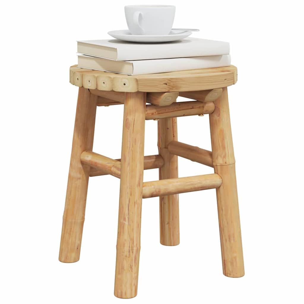 Taburete de bambú natural, 30 x 30 x 36 cm, bambú para adultos, mayores, hombres, mujeres,