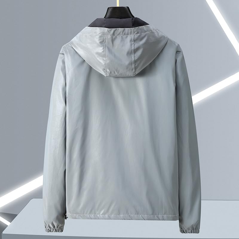 chromashift reflective windbreaker  daily wear night runs rides amp color-shifting windproof and waterproof