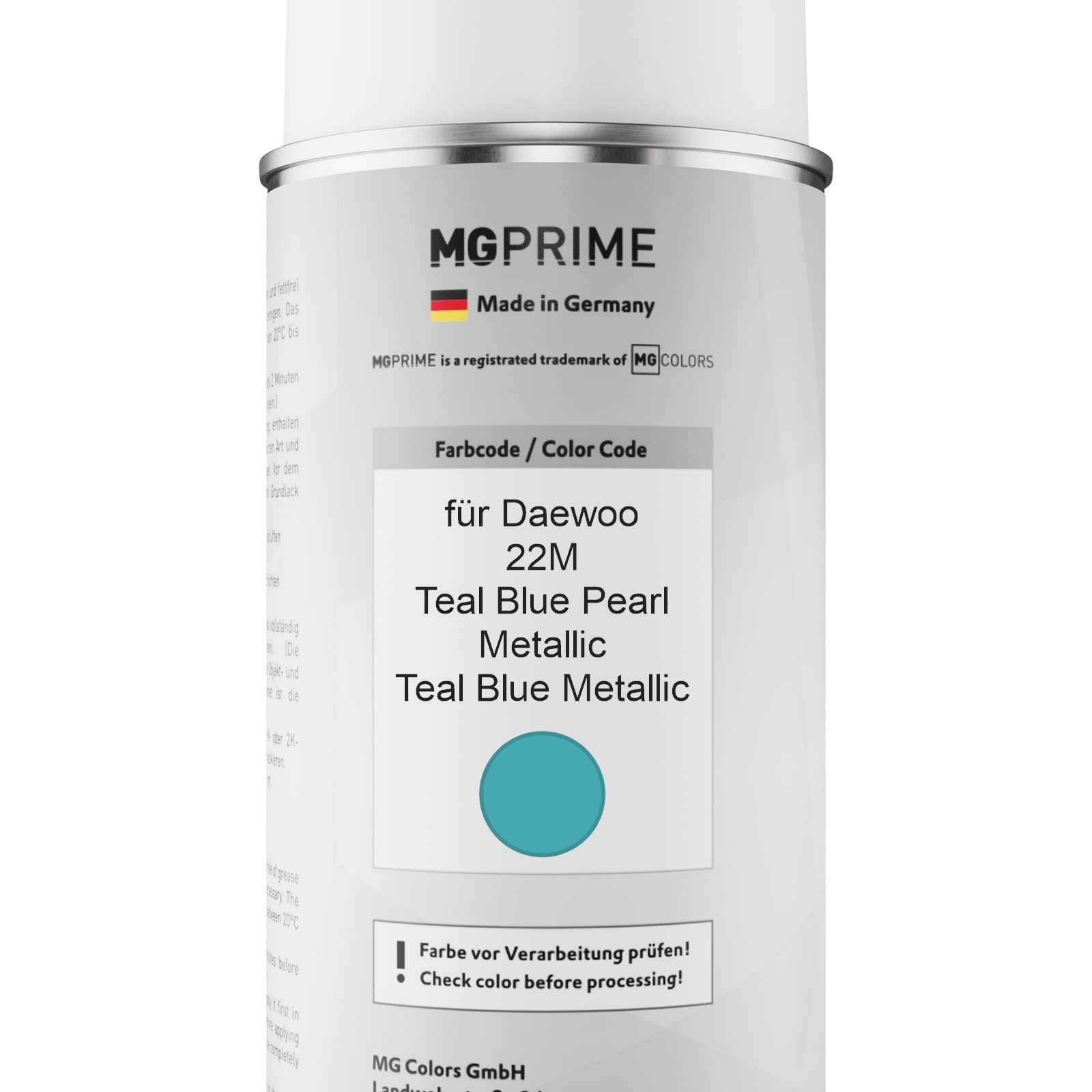 MG PRIME Peinture Voiture Bombes Aérosols Pour Opel 52L / 492