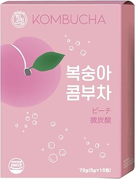Amazon.co.jp: ヒルズラボ コンブチャ HEALSLAB KOMBUCHA ピーチ味 (5g