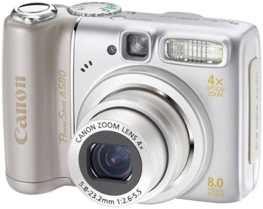 Canon PowerShot A580 Digitalkamera silber: Amazon.de: Elektronik