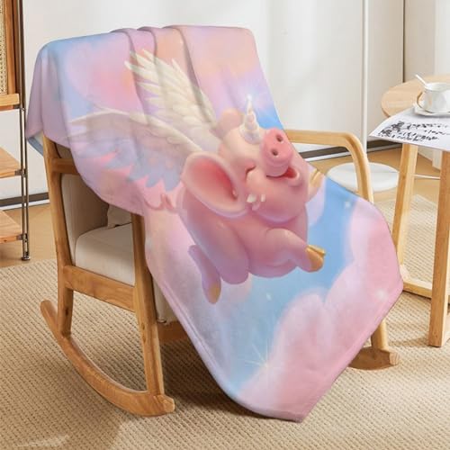 Manta de cerdo original de 130x150 cm ideal para regalar 5