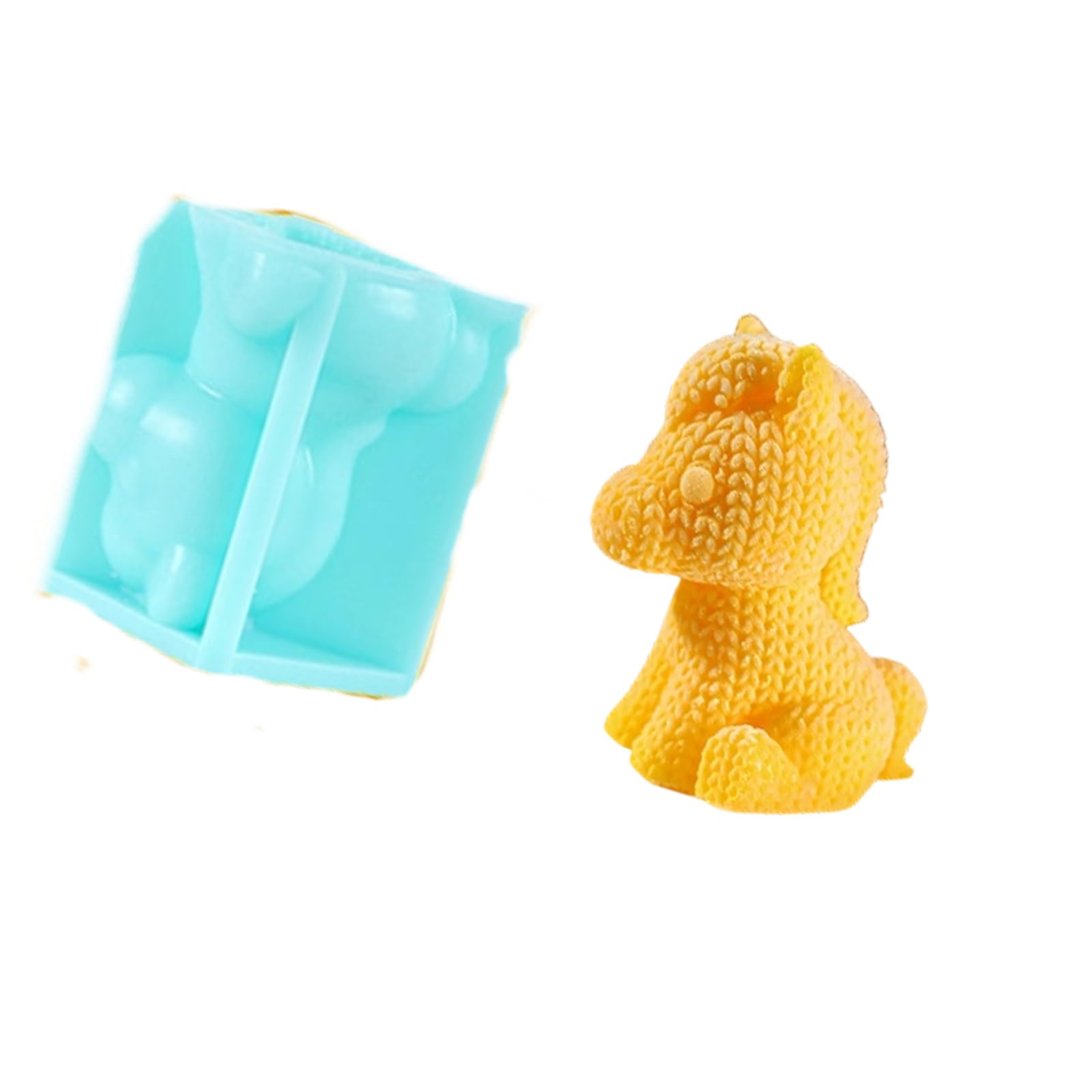 NVOQILIN Horse Shape Silicone Multipurpose for Resin Casting Soap Gypsum Figurine Small Horse Elastomer Cast