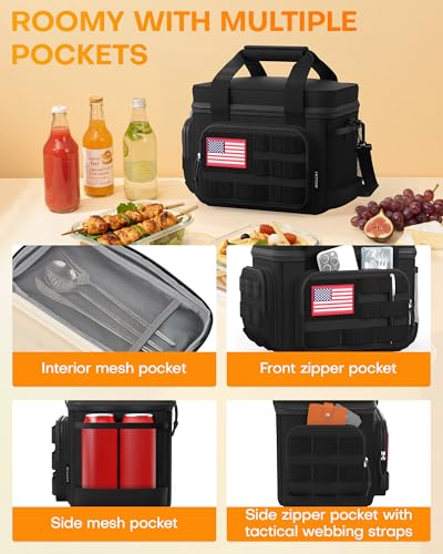 58% Off HOTOR Insulated Lunch Bag with MOLLE Webbing - Image 3