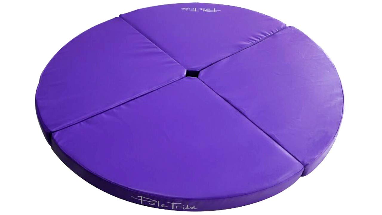 Pole Tribe Pole Dance Mats, 3.6" Thick, 5ft Wide Pole Crash Mats, Specialized Fall Safety Padding Made for Pole