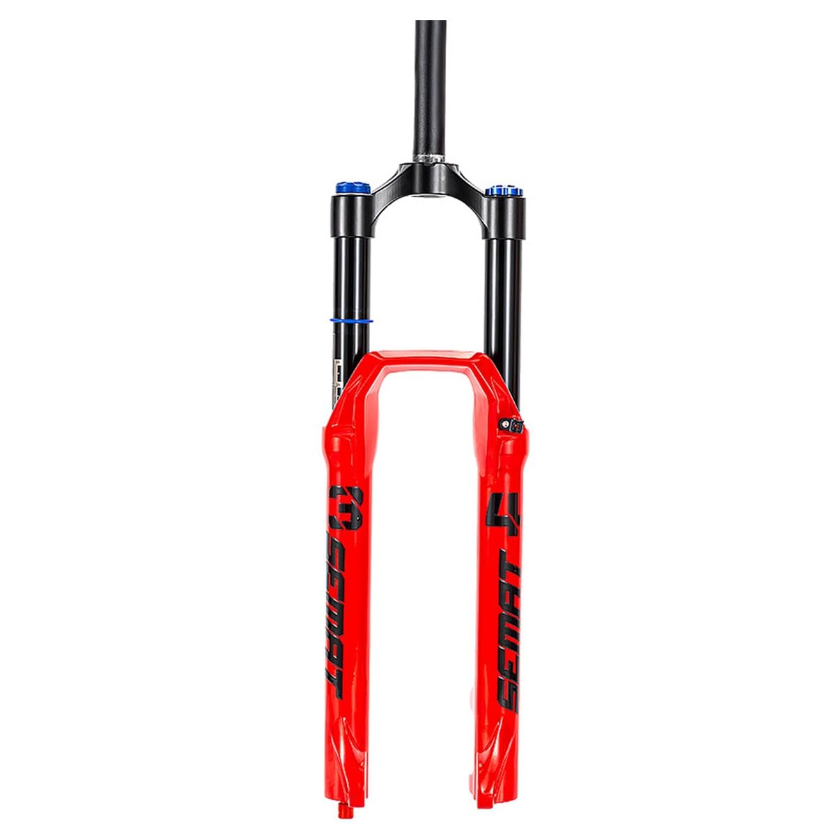 HWEVDHJ Mountain Bike Air Suspension Fork 26/27.5/29 Inch Disc Brake MTB Forks 160mm Travel Straight/Tapered Tube Bike Front Fork 28.6mm QR 9mm Manual Lockout(Red-Straight,27.5")