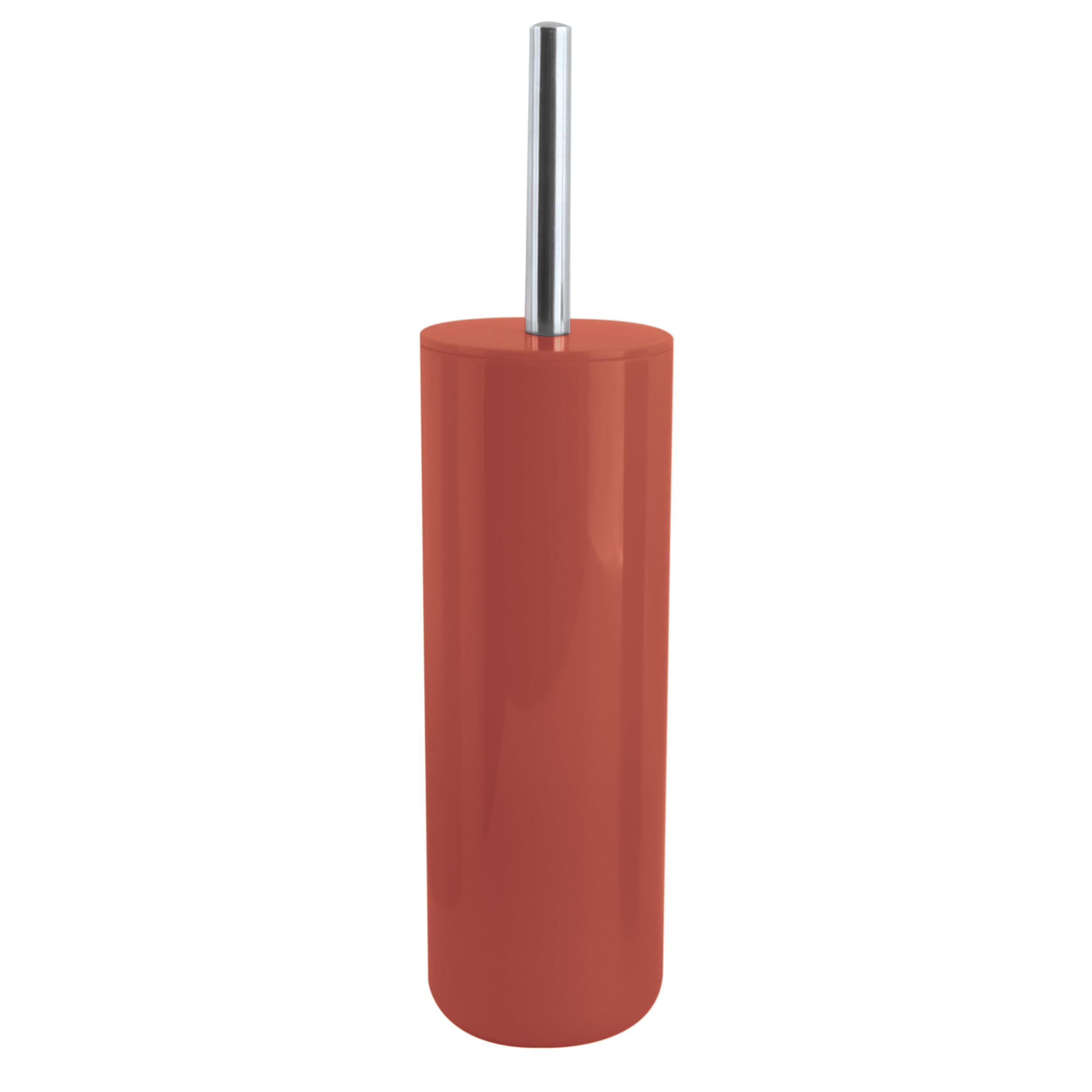 Msv Orange Toilet Brush With Holder Inagua Terracotta