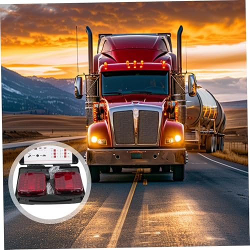 Luces traseras inalámbricas LED magnéticas para remolques y camiones con kit de carga 3