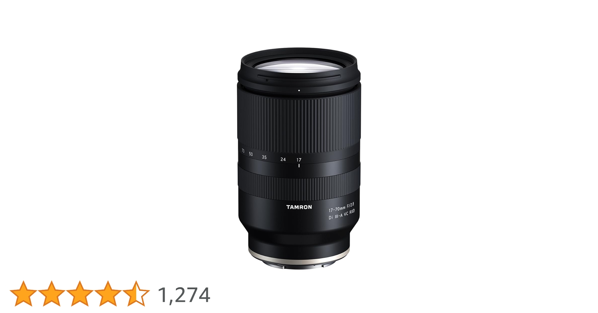 Tamron 17-70mm f/2.8 Di III-A VC RXD Lens for Sony E APS-C