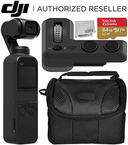 DJI Osmo Pocket Handheld 3 Axis Gimbal Stabilizer with Integrated Camera + DJI