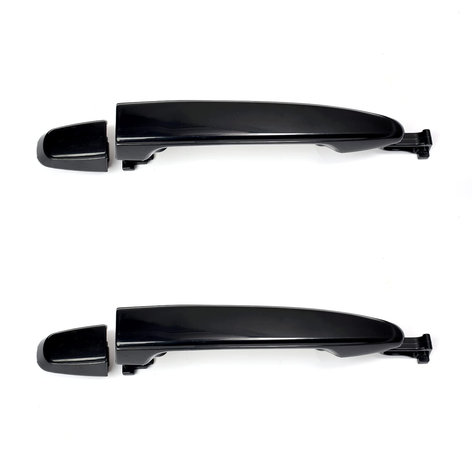 Lcyolada 2Pcs Sliding Door Handles for Toyota Sienna 2004 2005 2006 2007 2008 2009 2010,Rear Left Driver & Right Passenger Side,Black