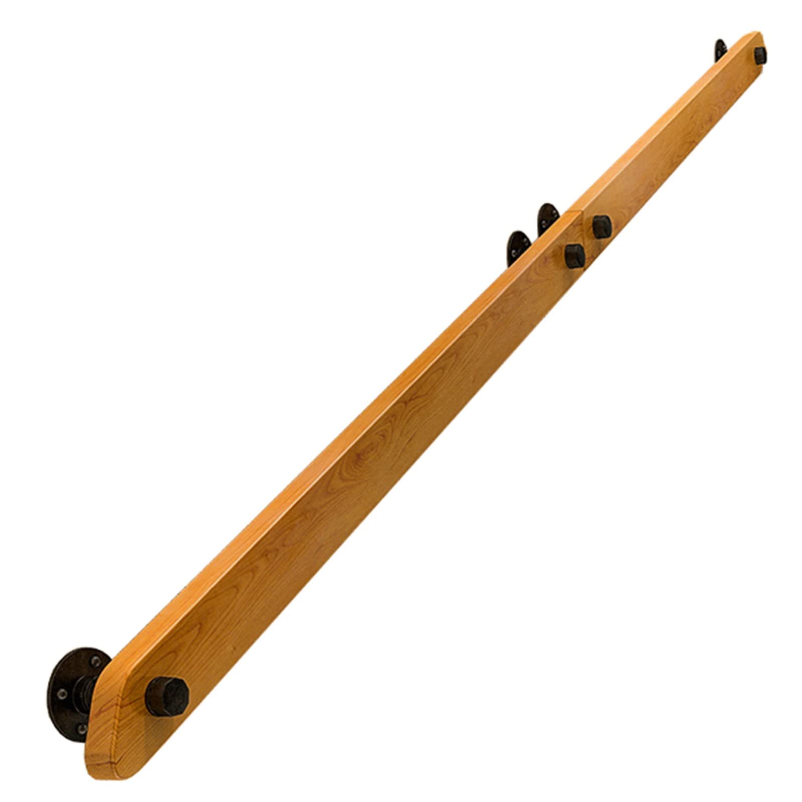 Main courante escalier anti-dérapante en bois de 2,2m pour la maison