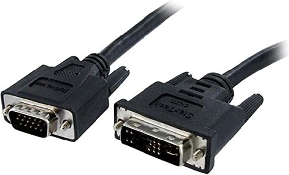 StarTech 6ft DVI to VGA Coax High Resolution Monitor Cable DVIVGAMM6 | DVI to VGA connector, high-resolution coax construction, DVI to VGA converter