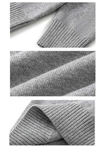 Kids Girl Boys Sweater High Neck Long Sleeve Knitted Pullover Tops Autumn Winter Sweatshirt Knit Sweater4