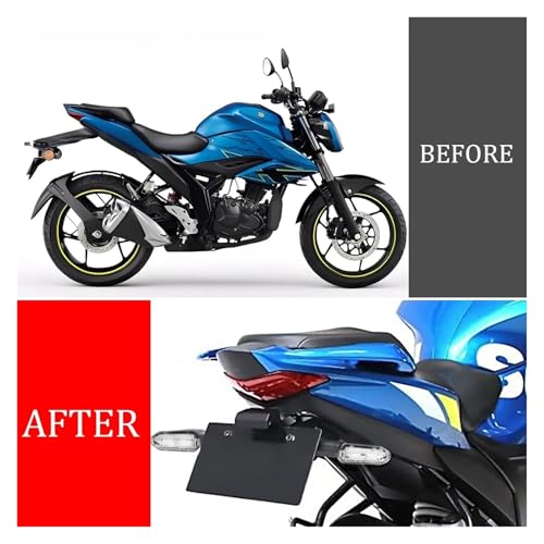 Plaque Support Éliminateur Clignotant Suzuki GIXXER 250 150 2025 - 3