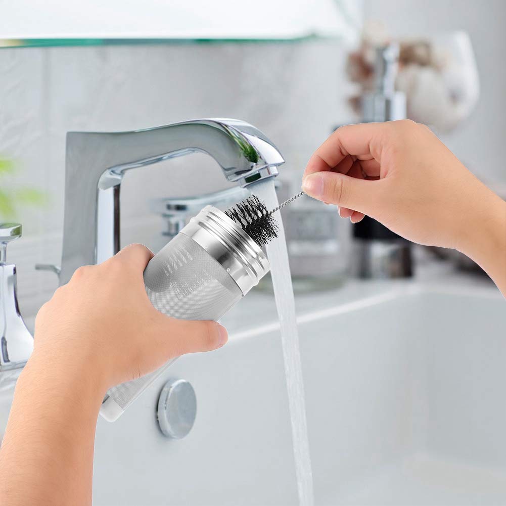 Filtro per Tramoggia a Secco Birra, Rete In Acciaio Inossidabile da 300 Micron Fatta Casa Vino Caffè Domestico Brew Maglia Hop Setaccio Utensile Bollitore Ridurre le Impurità Homebrew Cartuccia