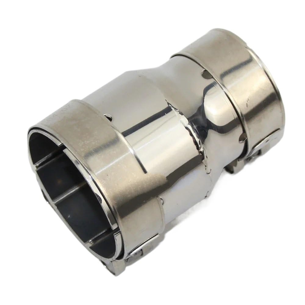 Tuyau d'échappement voiture en acier inoxydable durable 66 mm